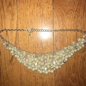 Cluster of Pearls Statement Necklace